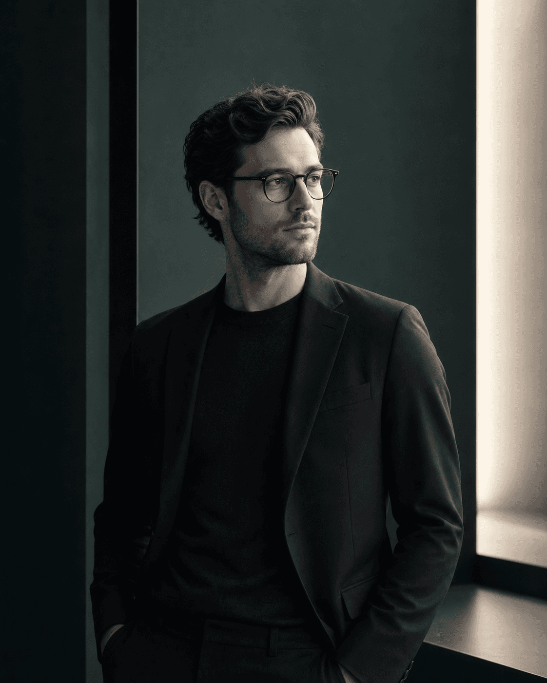 European professional portrait for a generated career website